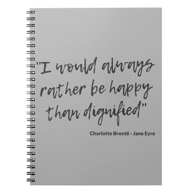 Jane Eyre Quote I Notizblock (Vorderseite)