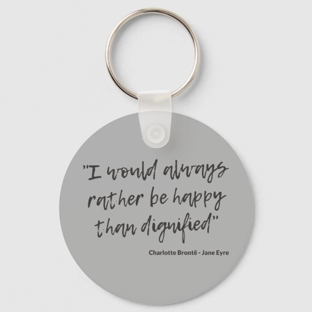 Jane Eyre Quote I Schlüsselanhänger (Vorderseite)
