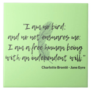 Jane Eyre Quote II Fliese