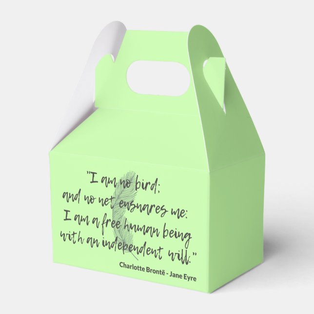 Jane Eyre Quote II Geschenkschachtel (Vorderseite)