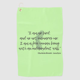 Jane Eyre Quote II Golfhandtuch