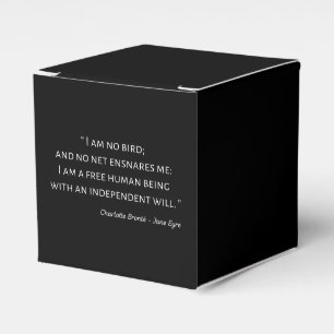 Jane Eyre Quote II - Klassischer Stil Geschenkschachtel