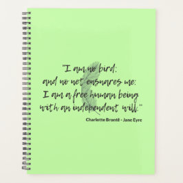 Jane Eyre Quote II Planer