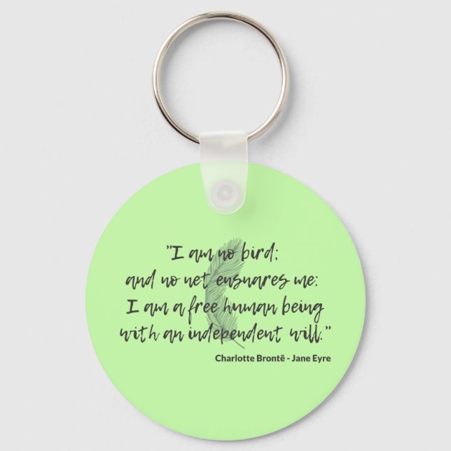 Jane Eyre Quote II Schlüsselanhänger (Vorderseite)