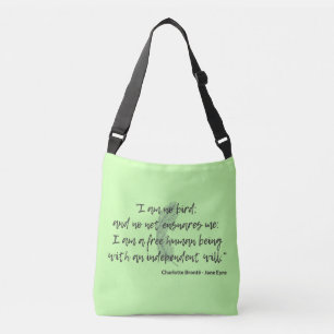 Jane Eyre Quote II Tragetaschen Mit Langen Trägern