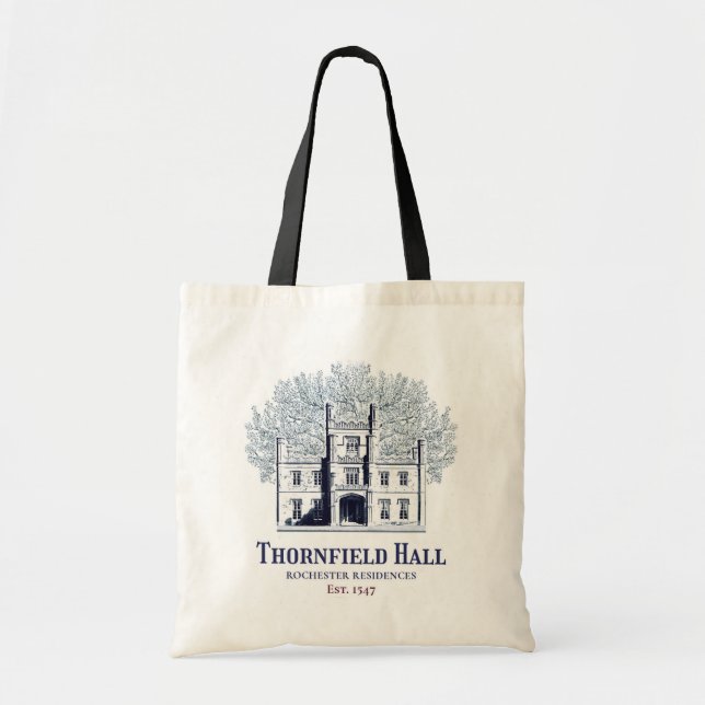Jane Eyre Thornfield Hall Rochester Residences Tragetasche (Vorne)