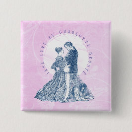 Jane Eyre und Edward Rochester mit Pilotenrosa Button
