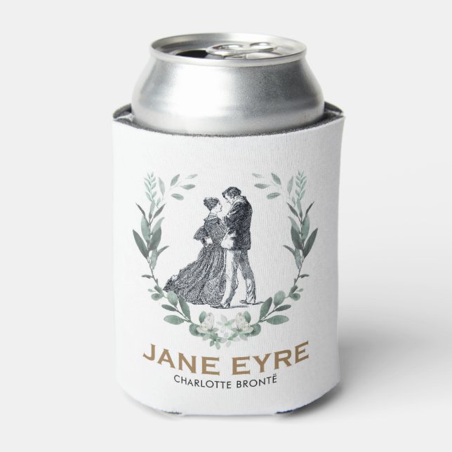 Jane Eyre und Edward Rochester mit Wreath Dosenkühler (Kanne Vorderseite)