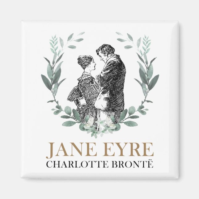 Jane Eyre und Edward Rochester mit Wreath Magnet (Vorne)