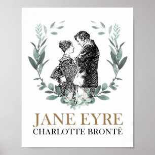 Jane Eyre und Edward Rochester mit Wreath Poster