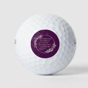 Jane Eyre Zitat II - Niedlicher Stil Golfball