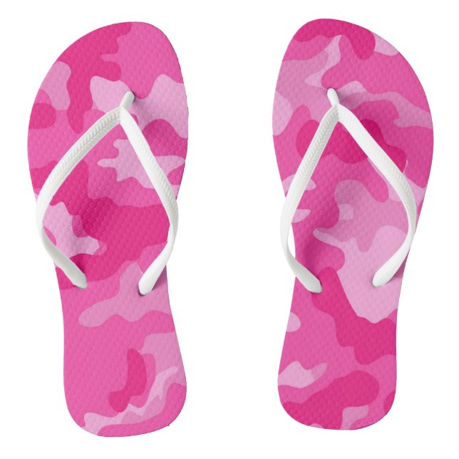 Jane GI Military Pink Camouflage Shower Party Flip Flops (Fußbett)