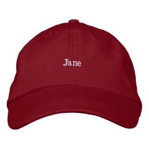 Jane- Passen Sie Ihren eigenen Namen an Bestickte Baseballkappe