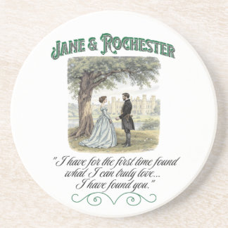 Jane & Rochester Thornfield Hall Romantisches Zita Getränkeuntersetzer