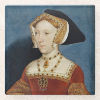 Jane Seymour - Hans Holbien the Young - 1536 Glasuntersetzer