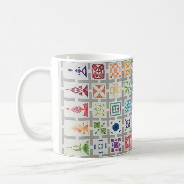 Jane Stickle Quilt Mug (Gauche)