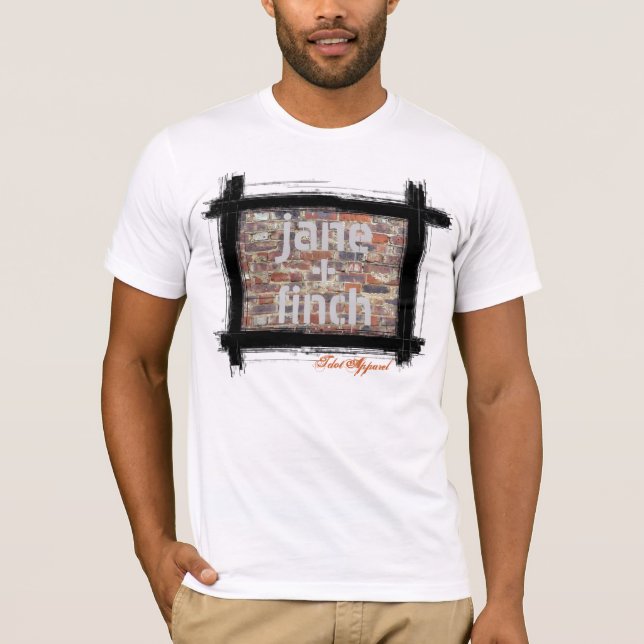 Jane und Fink (Ziegelstein) T-Shirt (Vorderseite)