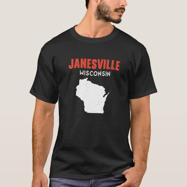 Janesville USA State America Travel Montanan Helen T-Shirt (Vorderseite)