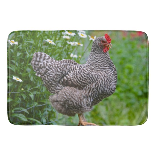 Janet das Huhn Badematte (Vorderseite)