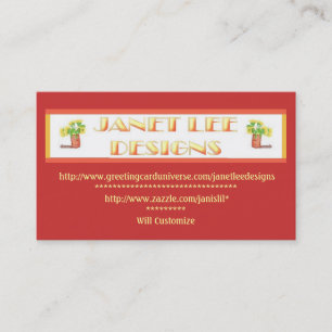 Janet Lee Designs Visitenkarte
