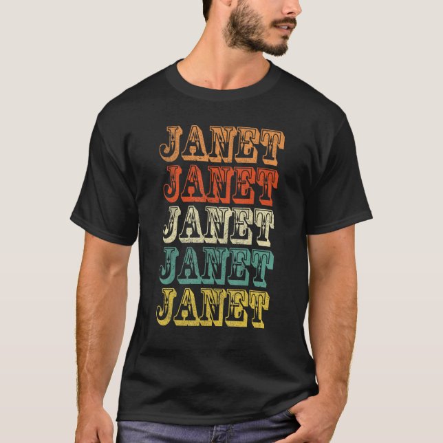 Janet Vintage Retro_2 T-Shirt (Vorderseite)