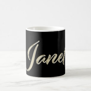 Janet white gold Handwriting Tasse Café