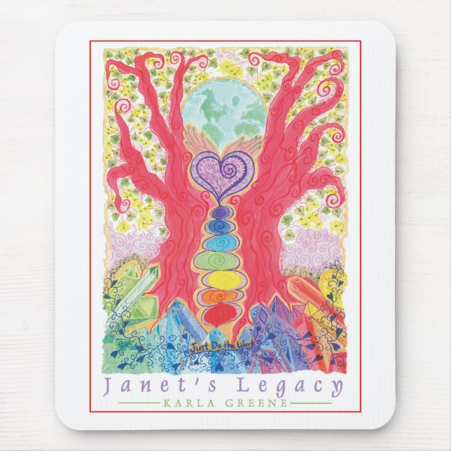 janets Vermächtnisplakat-Mausunterlage Mousepad (Vorne)