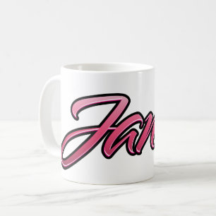 Janice faded pink Tasse Teetasse Kaffeetasse