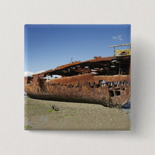 Janie Seddon Schiffswrack, Motueka, Nelson Button