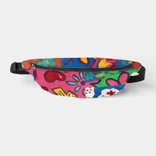 Janinas florales Patchwork Bauchtasche