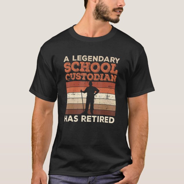 Janitor für einen Schulkassenschlager T-Shirt (Vorderseite)