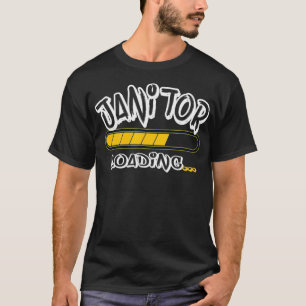 Janitor Loading Future School Custodian T-Shirt