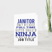Janitor Ninja Spaß