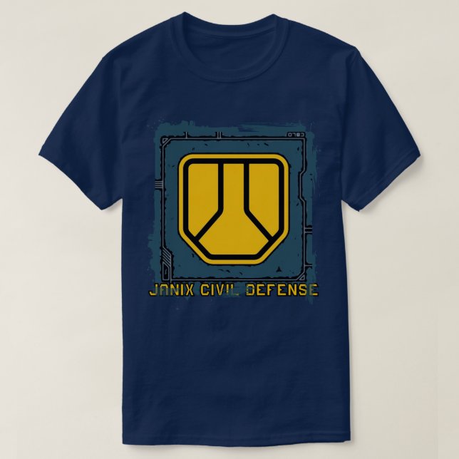 JANIX ZIVILVERTEIDIGUNG T-Shirt (Design vorne)