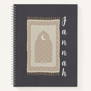 Jannah Gebetsmat inspiriert Notizbuch