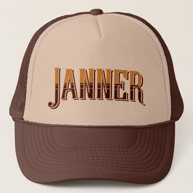 Janner Devon Dialect Slang Trucker Hat Truckerkappe (Vorderseite)