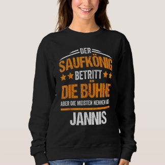 Jannis Saufkönig Beer Mallorca Personal Sports Sweatshirt