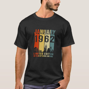 Januar 1962 Limited Edition 60 Jahre Awe T-Shirt