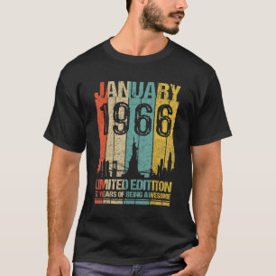 Januar 1966 57 Jahre großartig T-Shirt