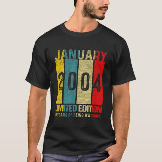 Januar 2004 limitierte Ausgabe 18 Jahre Awe T-Shirt