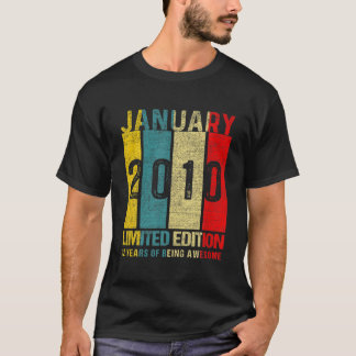Januar 2010 Limited Edition 12 Jahre Awe T-Shirt