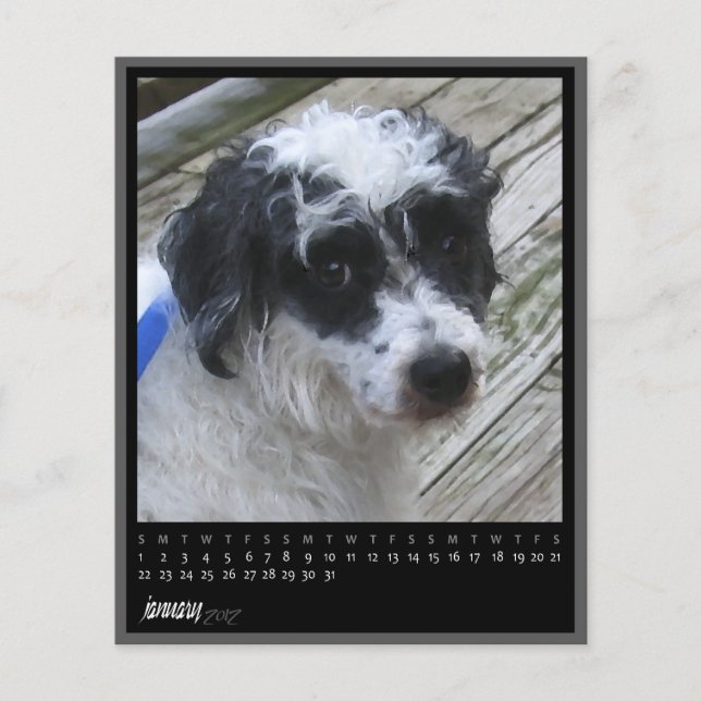 Januar 2012 Kalender (Vorderseite)