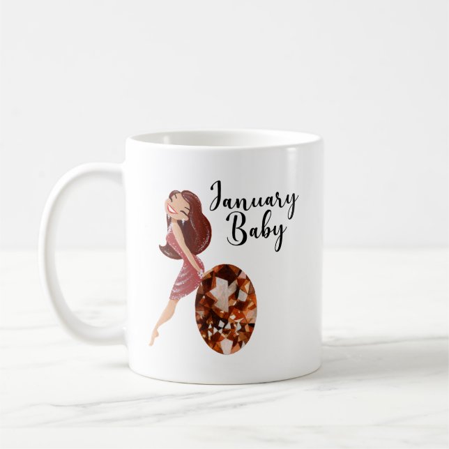 Januar Baby Kaffeetasse (Links)