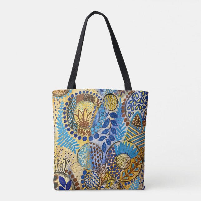 Januar Blau durch das Blickfeld Tasche (Rückseite)