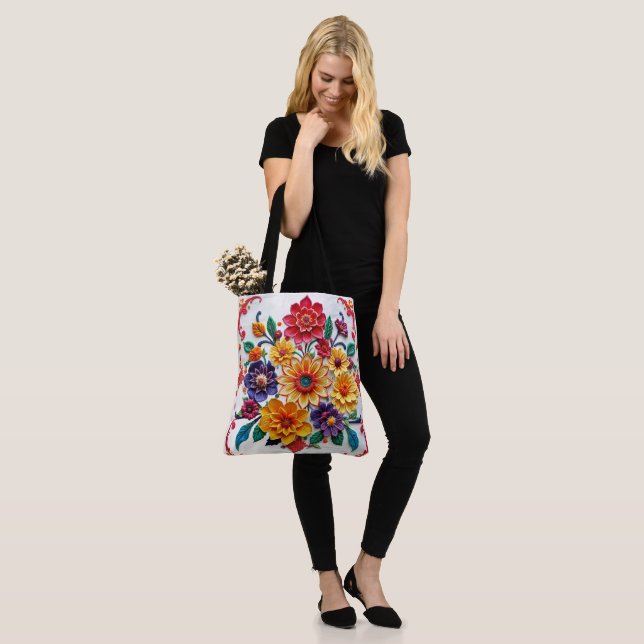 Januar Blume Carnation Energies Tasche (Am Model)