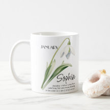 Januar Blume Personalisiert