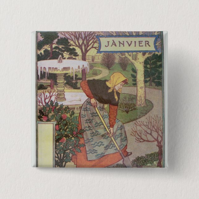 Januar Button (Vorderseite)