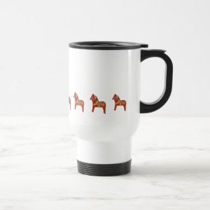 Januar Dala Horse Travel Mug Reisebecher