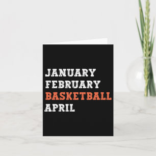 Januar Februar Bysketbyll April Fun Vintag Retter Karte