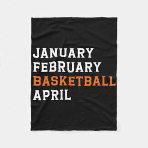 Januar Februar Bysketbyll April Retro Son Girls Fleecedecke